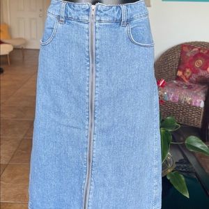 Madewell Jean skirt